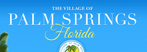palm springs florida city logo